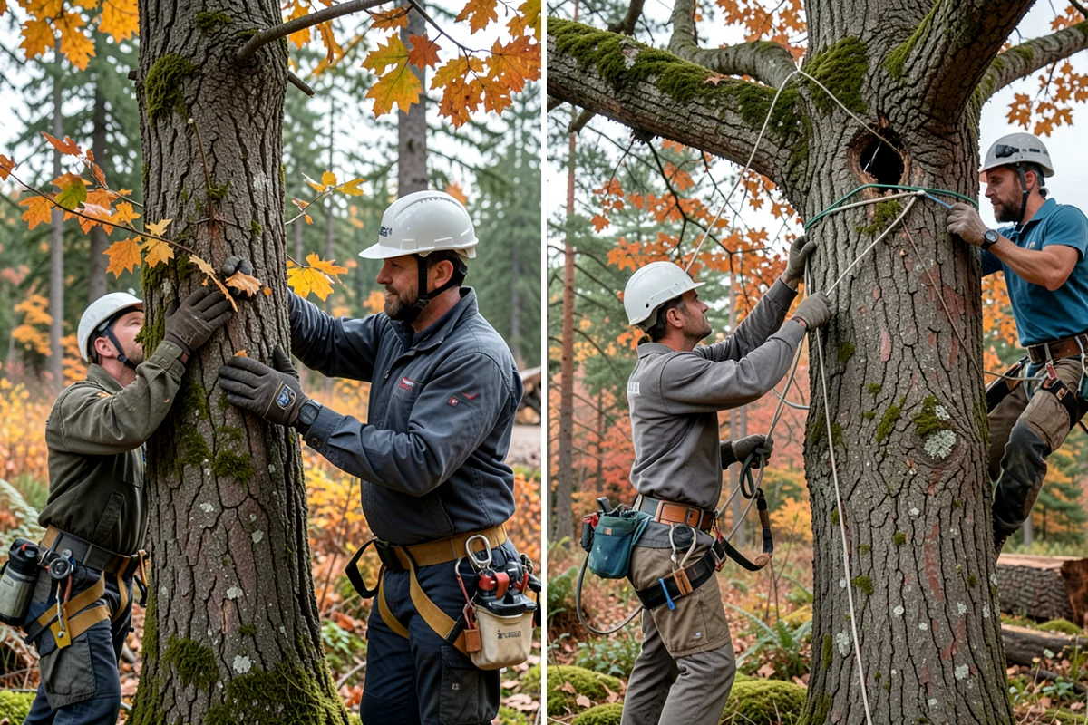 Tree preservation during construction in Seattle, King County, WA - Identify trees to retain and their protection zones