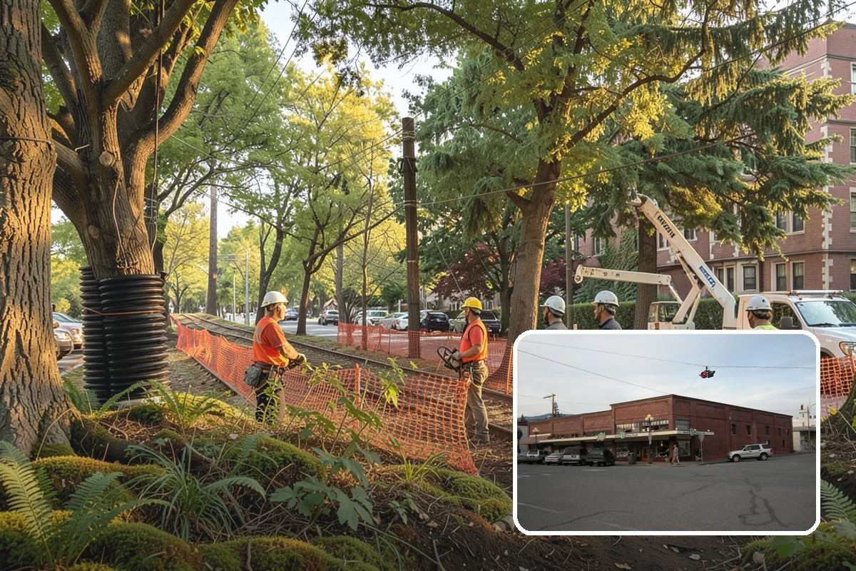 Tree preservation during construction in Sedro-Woolley, Skagit County, WA - Protects valued trees during projects