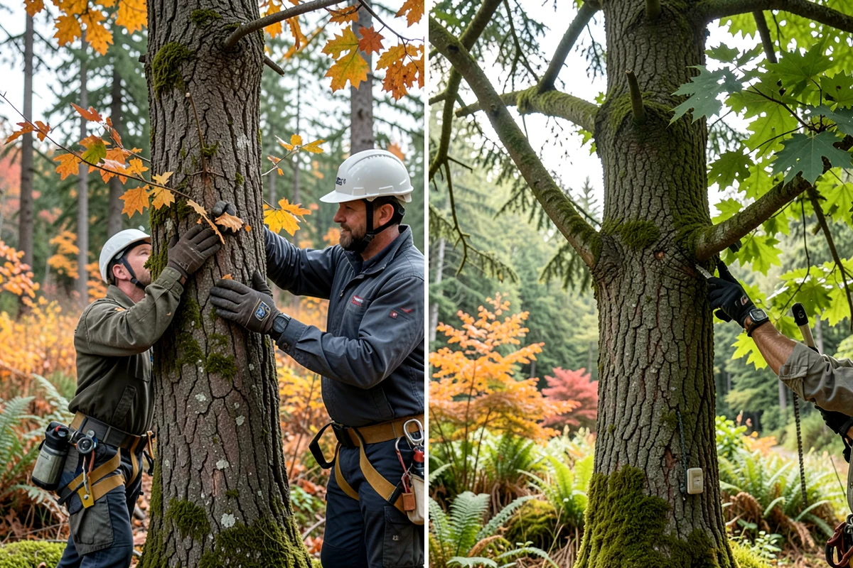 Tree preservation during construction in Sedro-Woolley, Skagit County, WA - Identify trees to retain and their protection zones