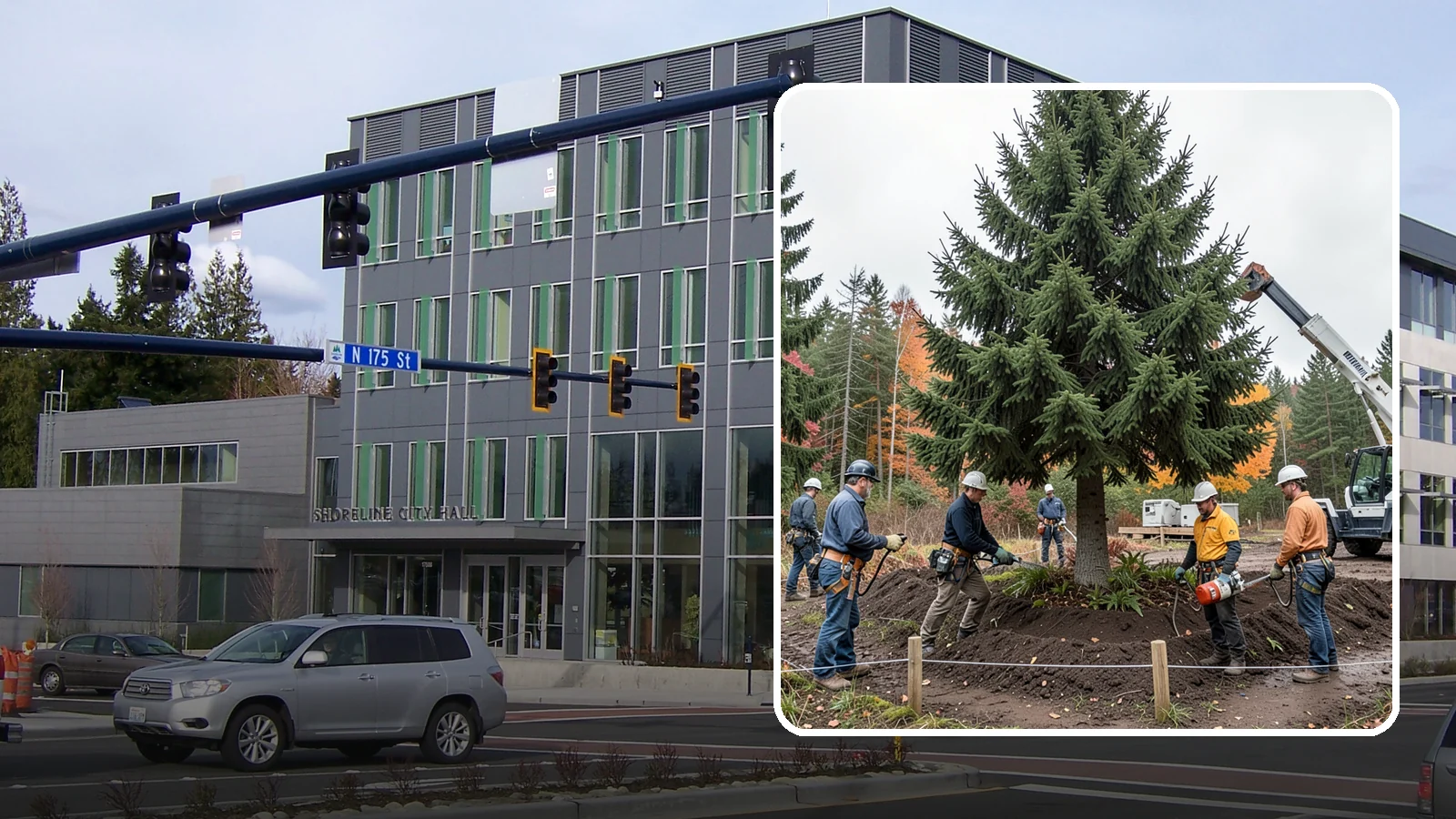Tree preservation during construction in Shoreline, King County, WA - Measures to protect trees throughout construction.