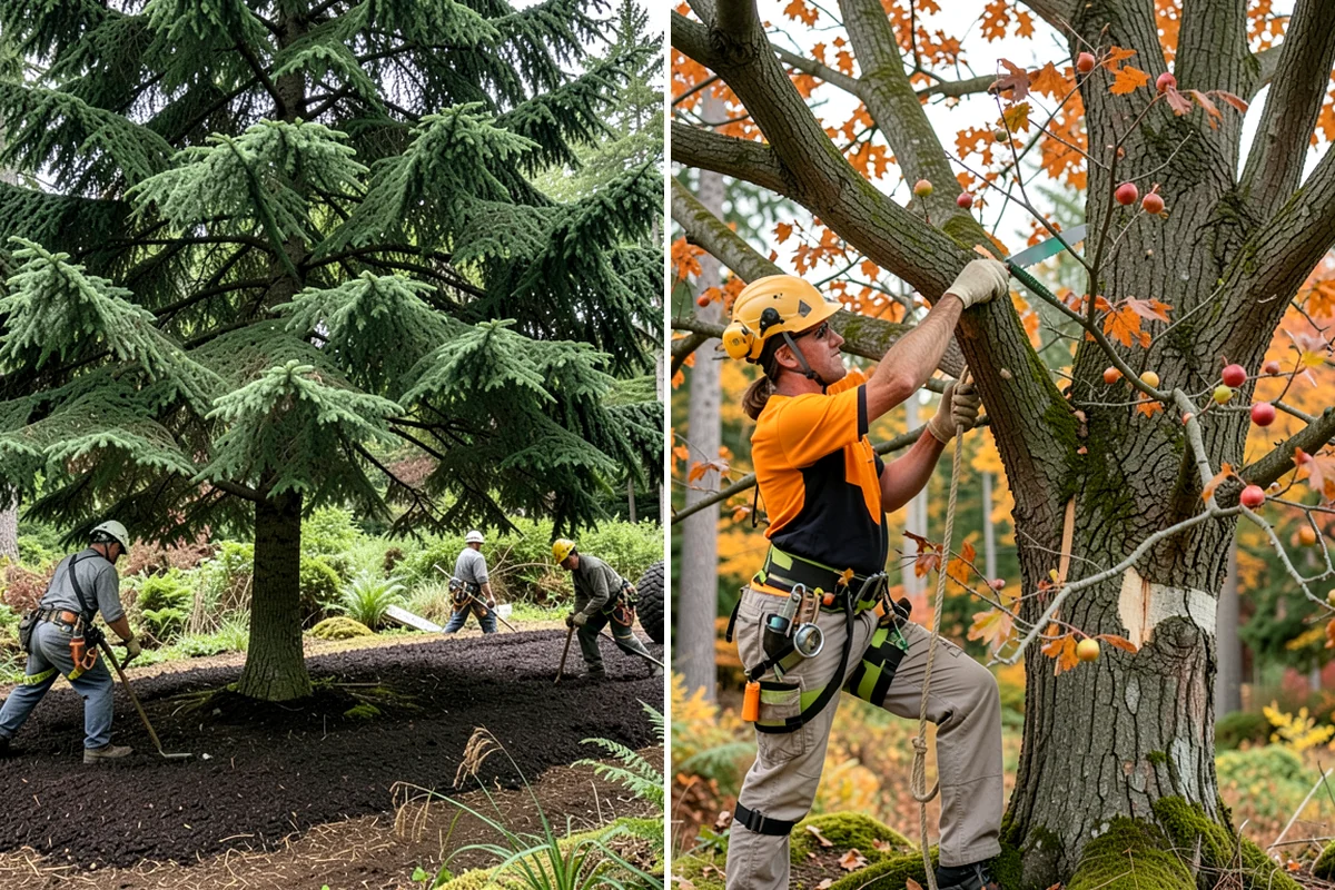 Tree preservation during construction in Shoreline, King County, WA - Identify trees to retain and their protection zones