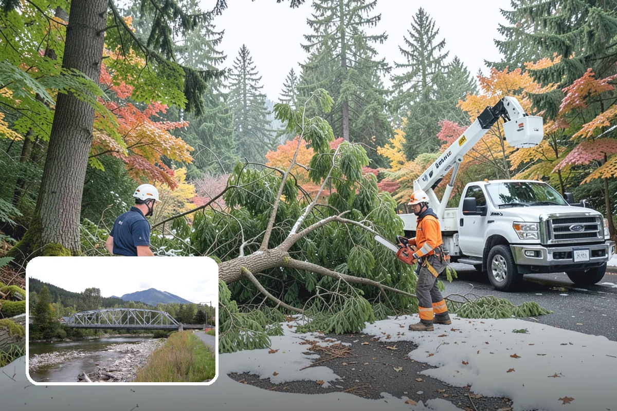 Tree preservation during construction in Skykomish, King County, WA - Protects valued trees during projects