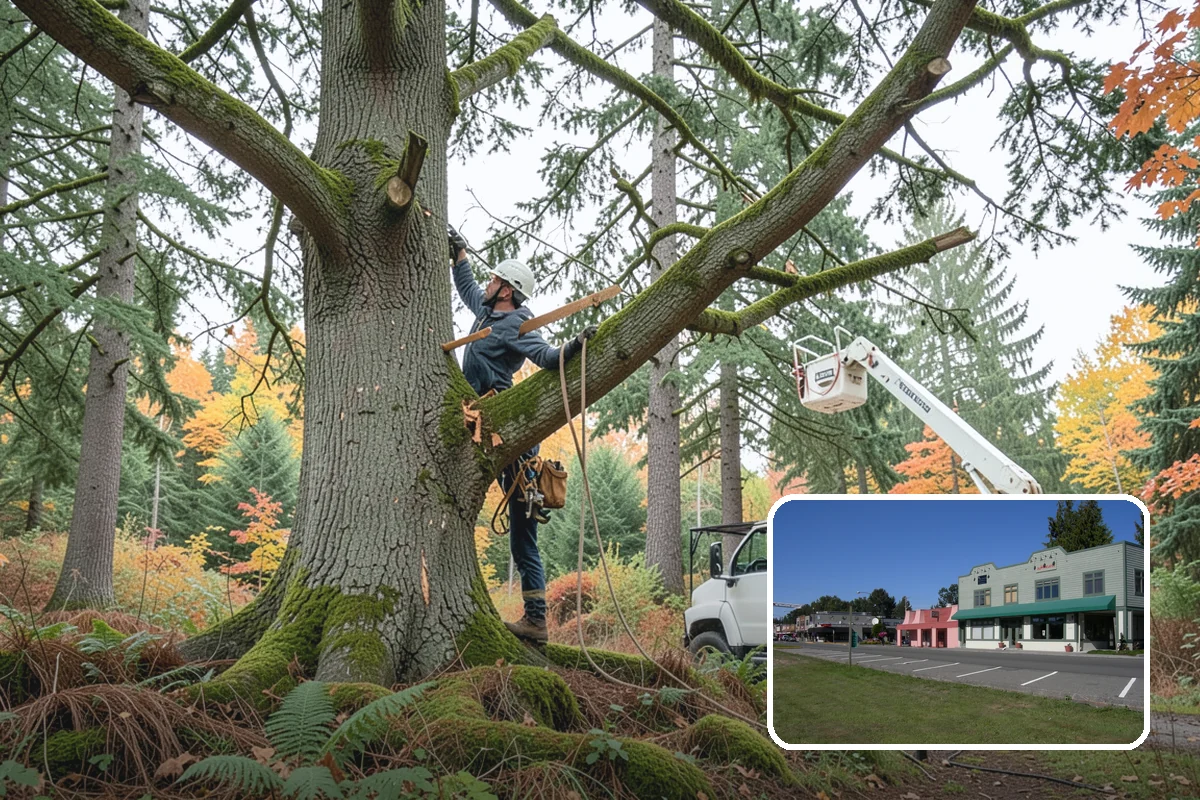 Tree preservation during construction in Snoqualmie, King County, WA - Protects valued trees during projects
