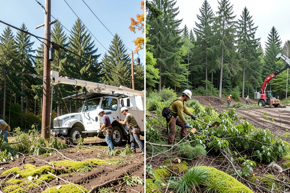 Tree preservation during construction in Snoqualmie, King County, WA - Identify trees to retain and their protection zones