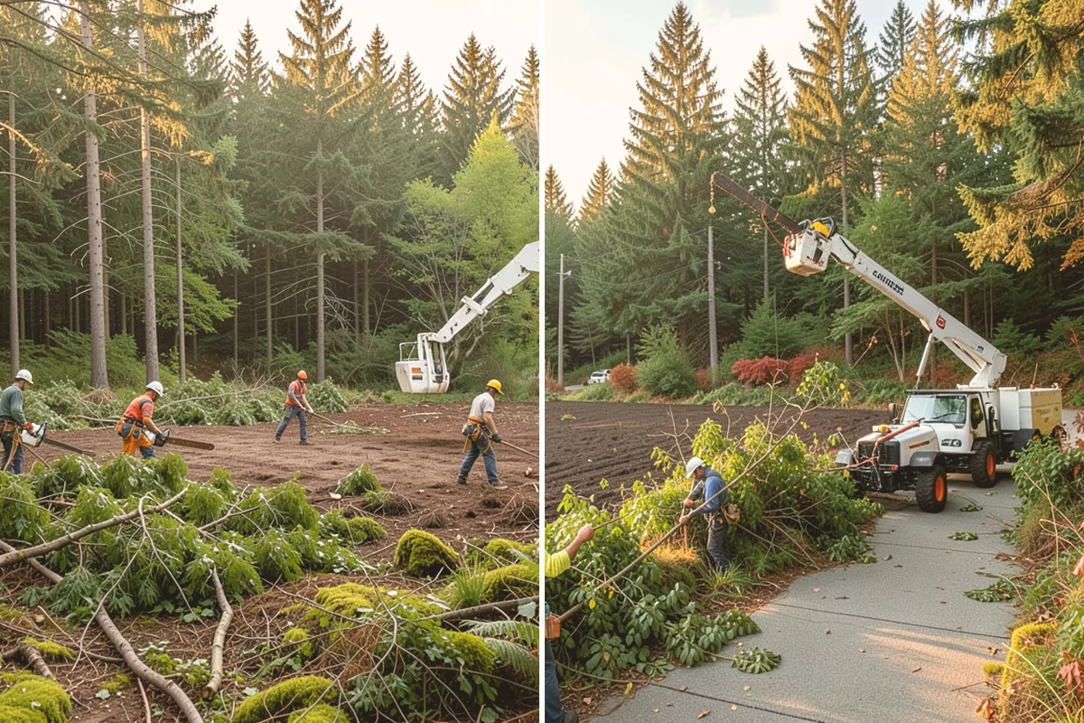 Tree preservation during construction in Stanwood, Snohomish County, WA - Identify trees to retain and their protection zones