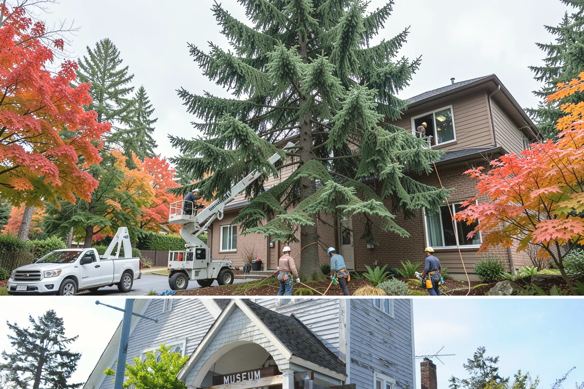 Tree preservation during construction in Steilacoom, Pierce County, WA - This service can be performed year-round in Puget Sound but requires careful monitoring during wet seasons to prevent soil...