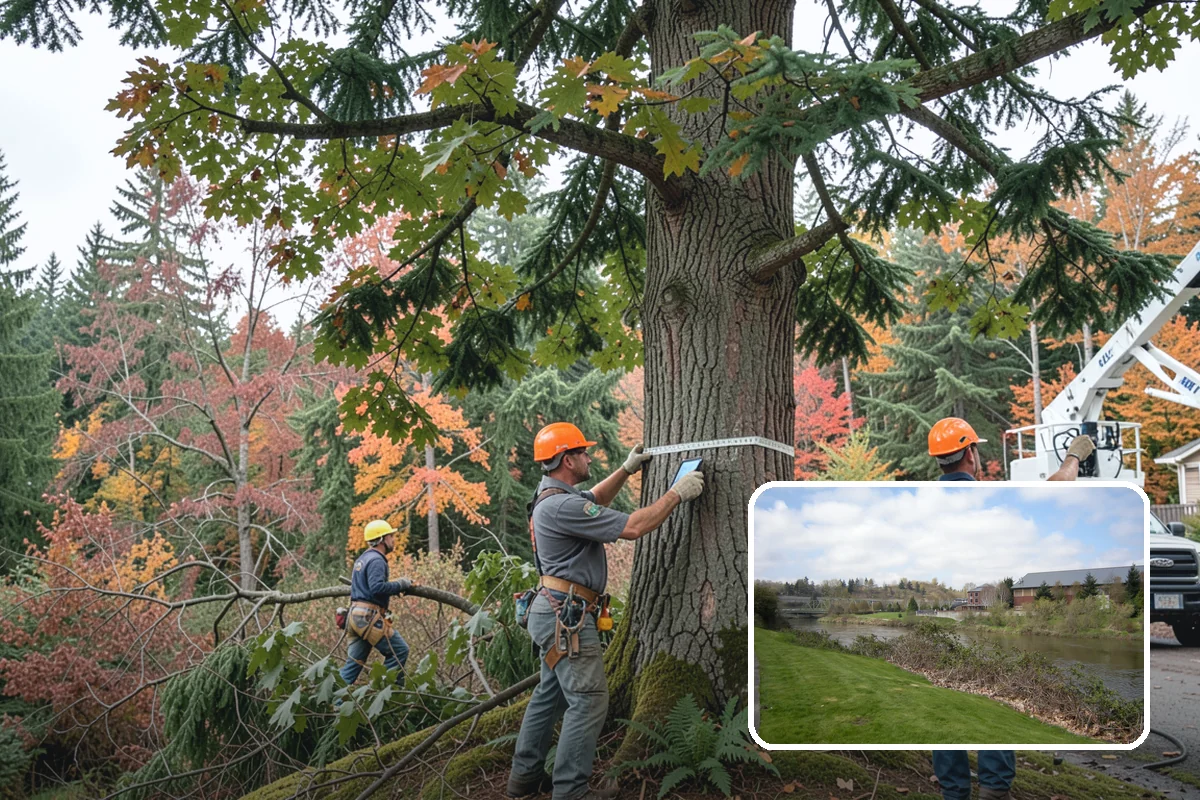 Tree preservation during construction in Tukwila, King County, WA - Protects valued trees during projects