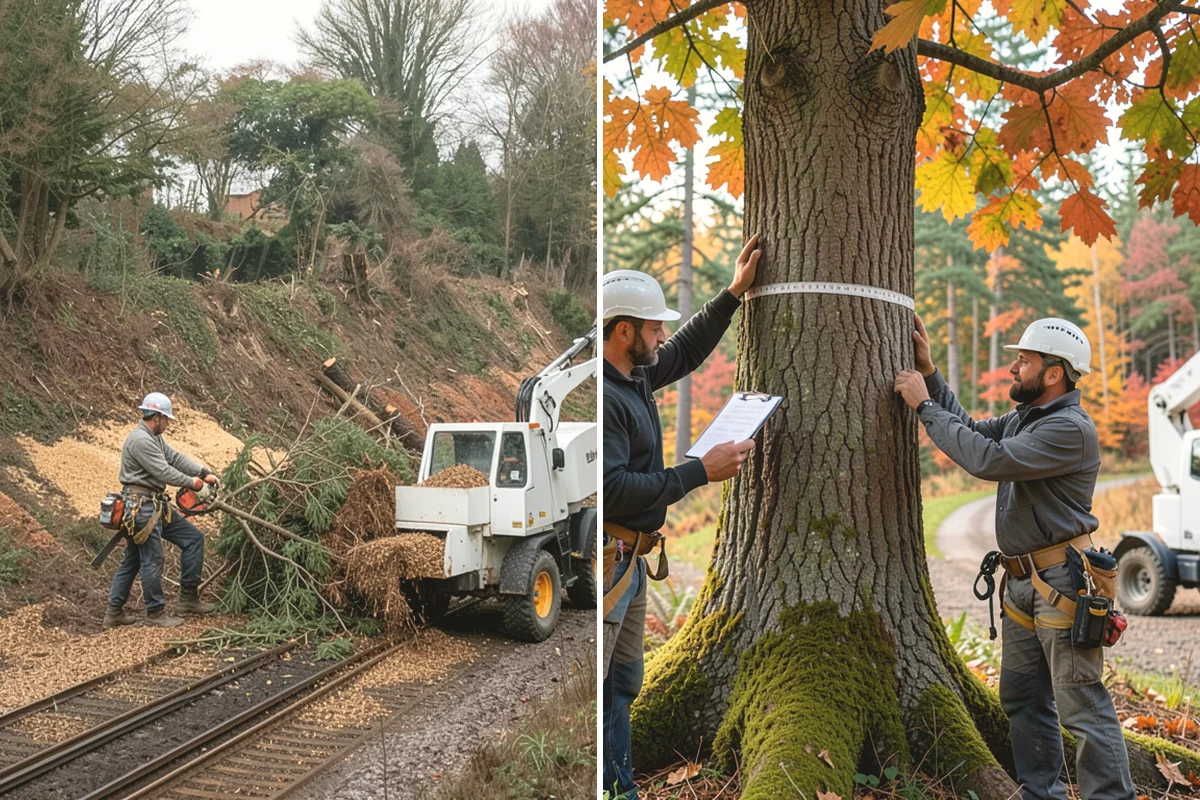 Tree preservation during construction in Tukwila, King County, WA - Identify trees to retain and their protection zones