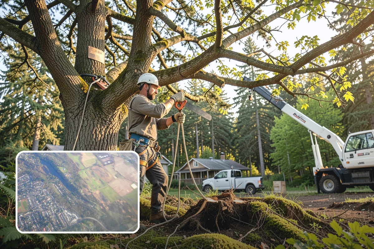 Tree preservation planning in Algona, King County, WA - Supports long-term tree health and stability
