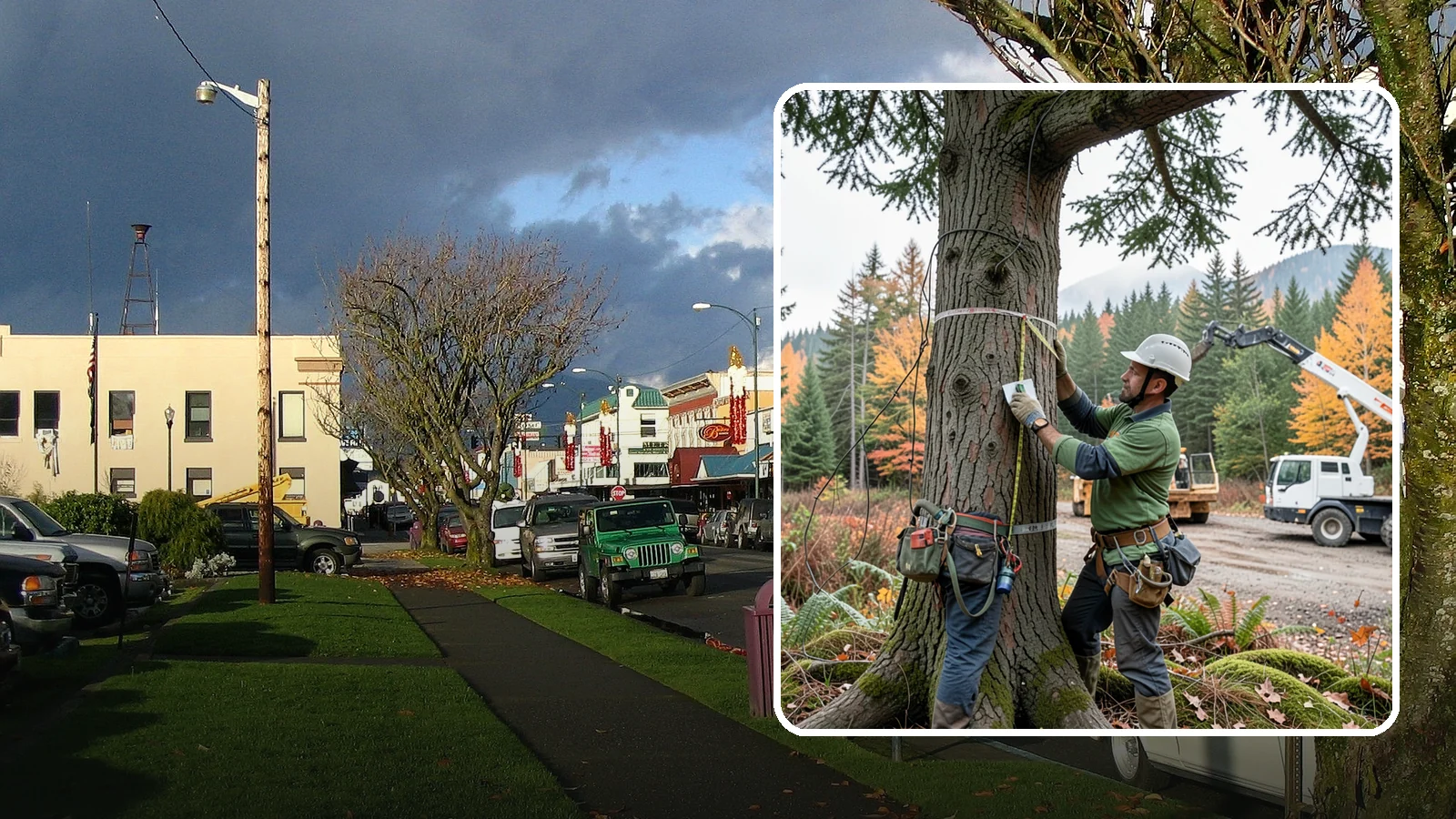 Tree preservation planning in Arlington, Snohomish County, WA - A plan to protect trees before and during land-use changes.