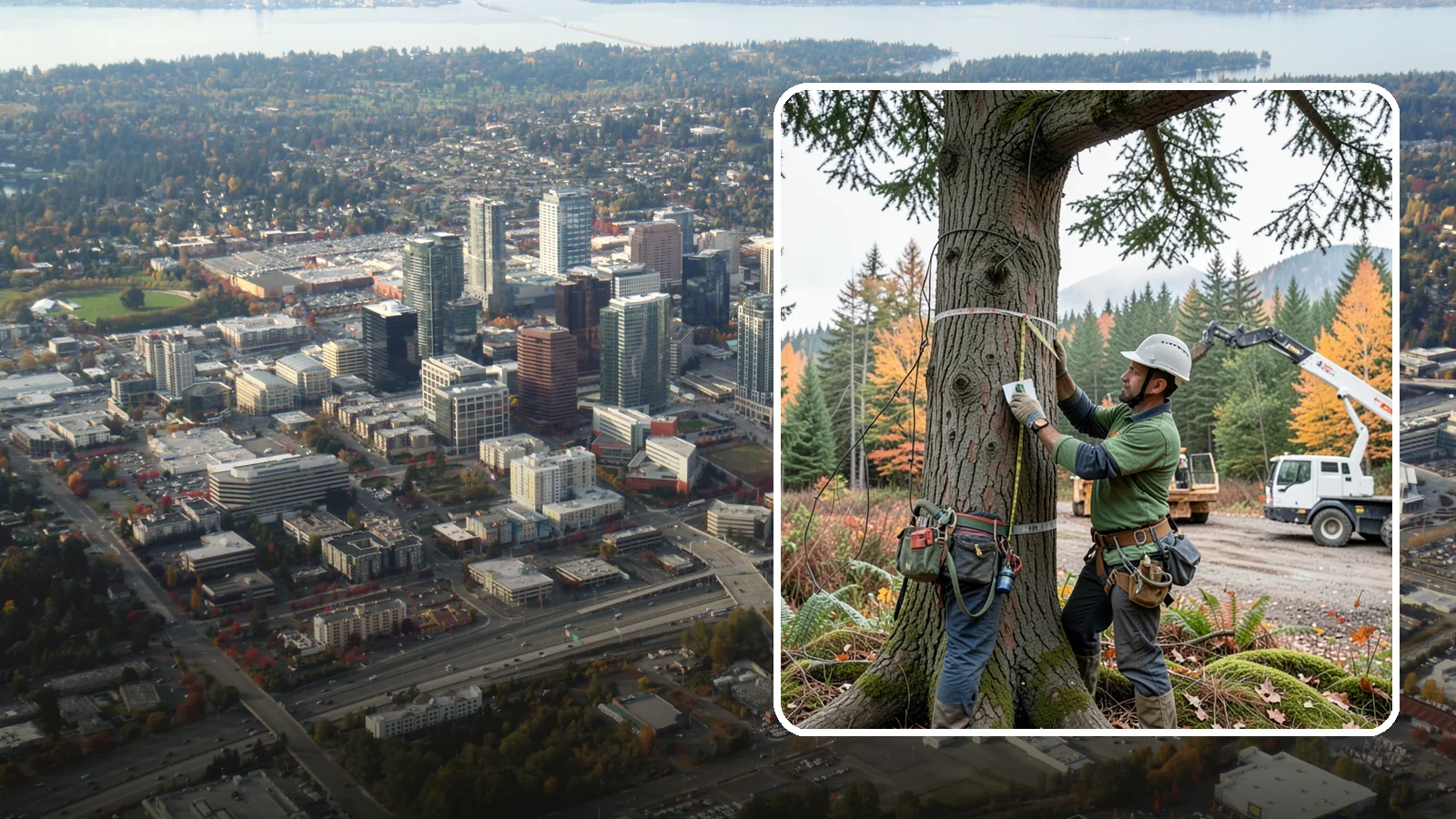 Tree preservation planning in Bellevue, King County, WA - A plan to protect trees before and during land-use changes.