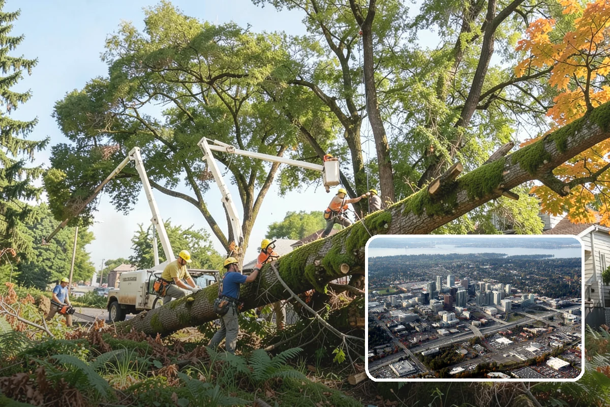 Tree preservation planning in Bellevue, King County, WA - Supports long-term tree health and stability