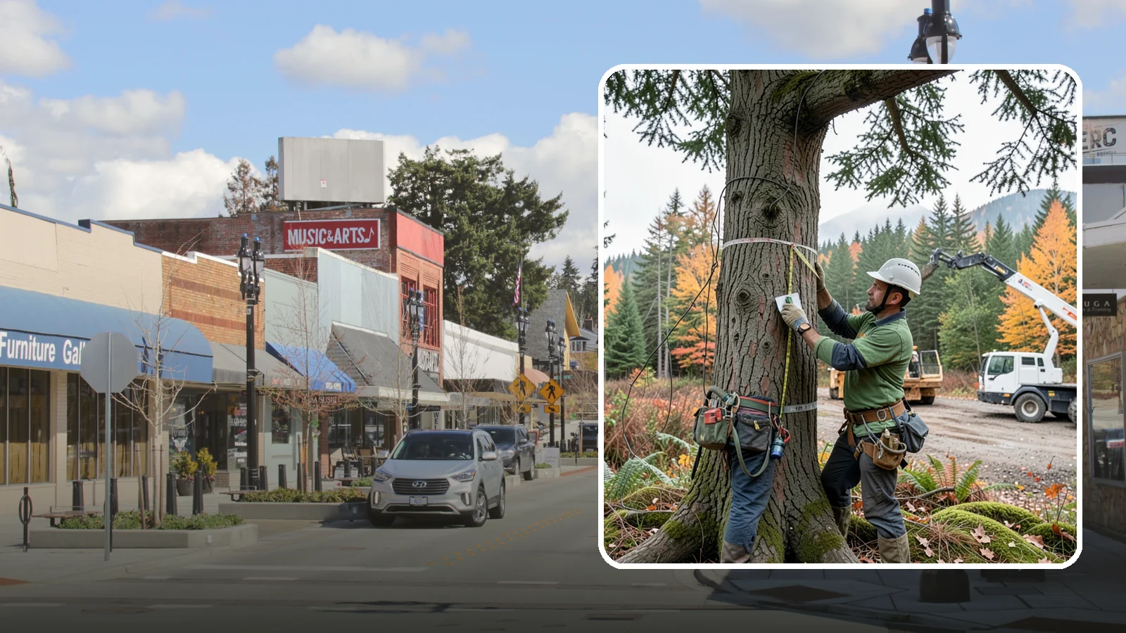 Tree preservation planning in Bothell, King County, WA - A plan to protect trees before and during land-use changes.