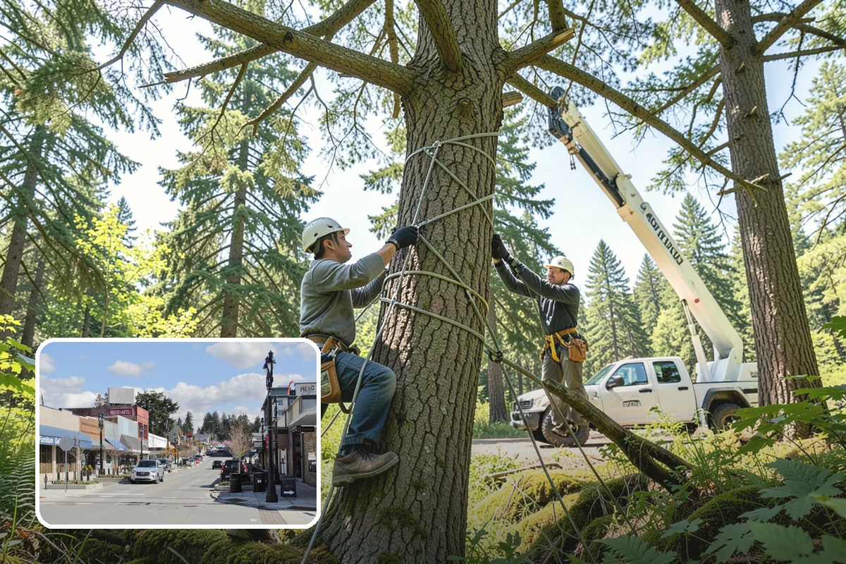 Tree preservation planning in Bothell, King County, WA - Supports long-term tree health and stability