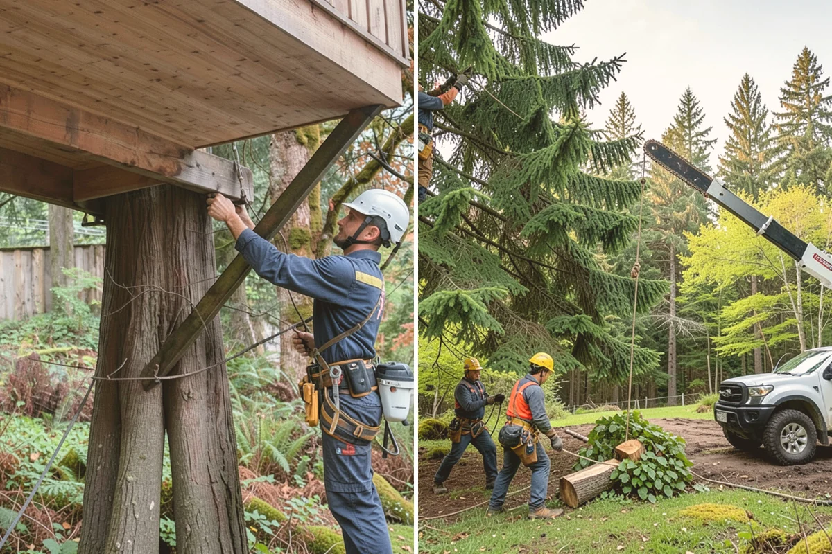 Tree preservation planning in Bothell, King County, WA - Inspect the tree and its site