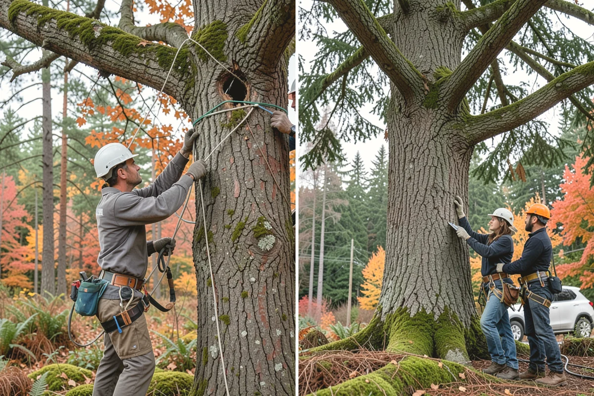 Tree preservation planning in Burlington, Skagit County, WA - Inspect the tree and its site