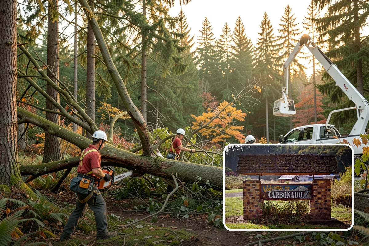 Tree preservation planning in Carbonado, Pierce County, WA - Supports long-term tree health and stability