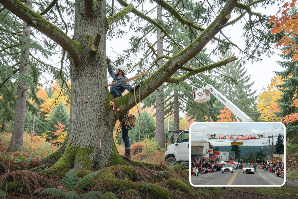 Tree preservation planning in Carnation, King County, WA - Supports long-term tree health and stability