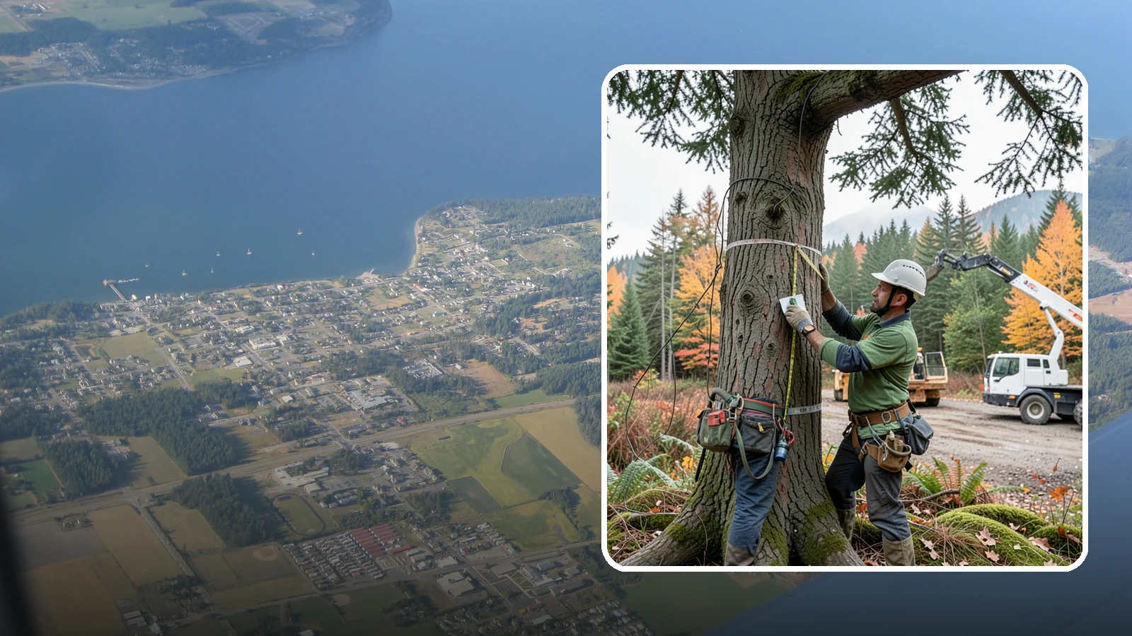 Tree preservation planning in Coupeville, Island County, WA - A plan to protect trees before and during land-use changes.