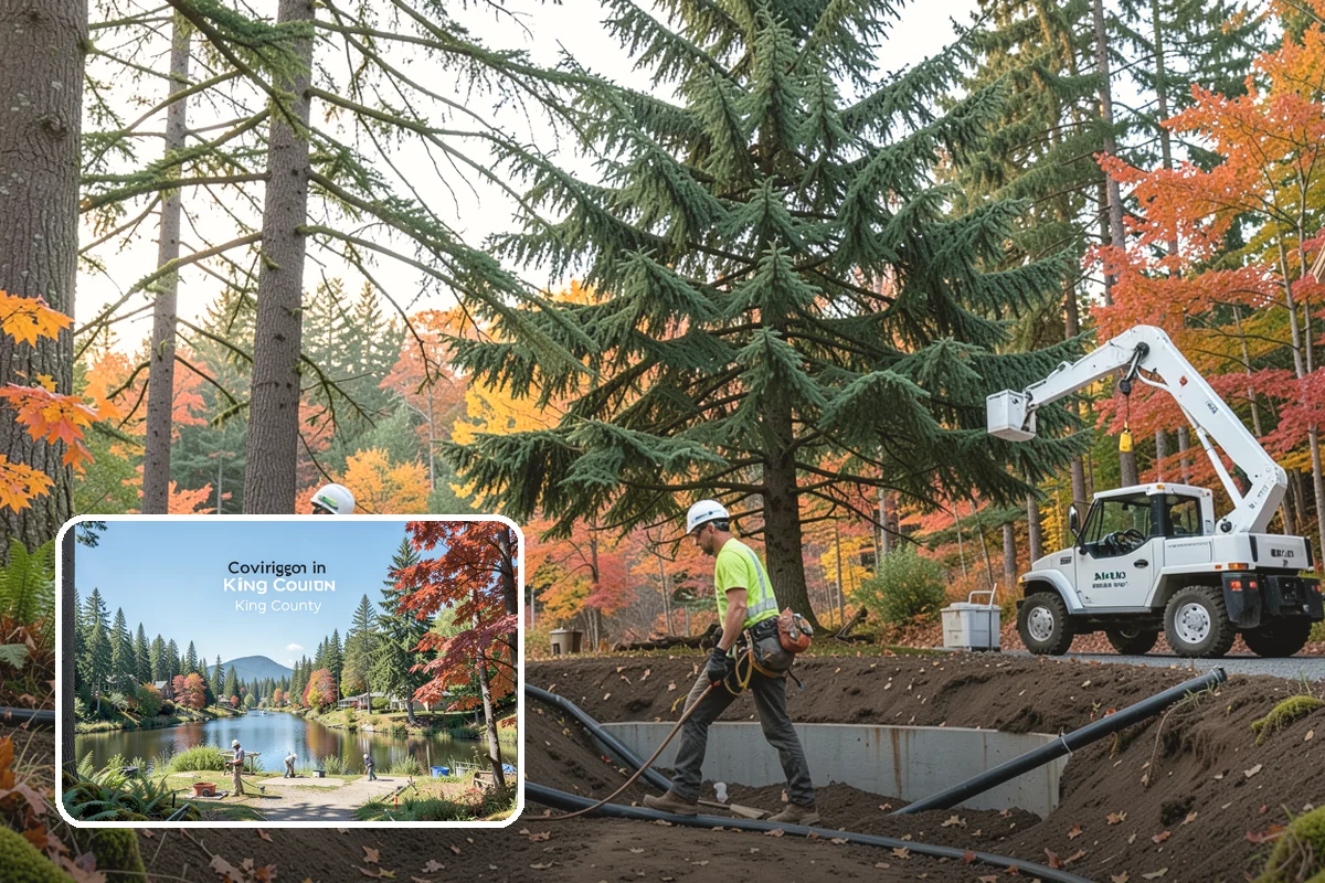 Tree preservation planning in Covington, King County, WA - Supports long-term tree health and stability