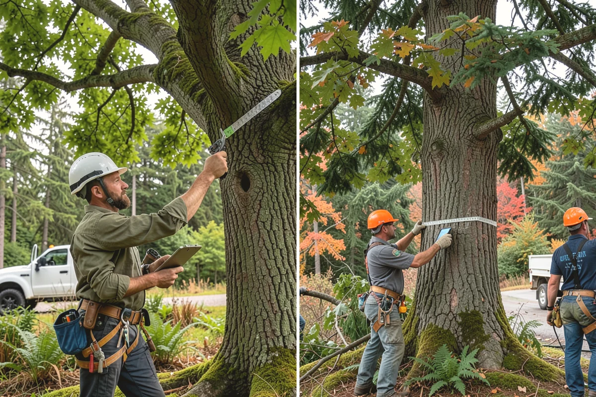 Tree preservation planning in Covington, King County, WA - Inspect the tree and its site