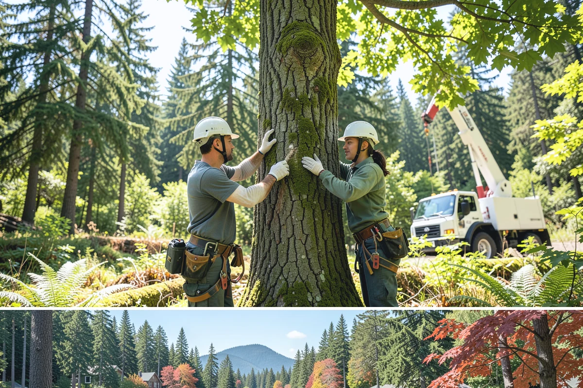Tree preservation planning in Covington, King County, WA - This service can be performed year-round but requires careful timing to avoid working on frozen ground that complicates soil...