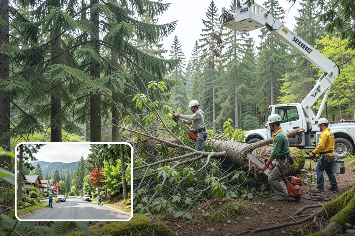 Tree preservation planning in Darrington, Snohomish County, WA - Supports long-term tree health and stability