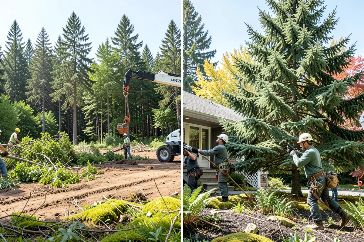 Tree preservation planning in DuPont, Pierce County, WA - Inspect the tree and its site