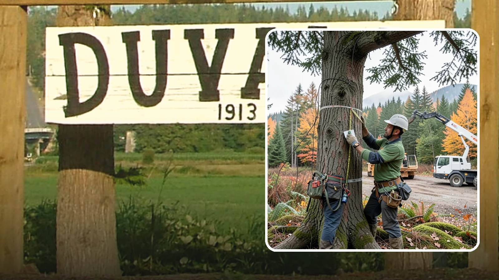 Tree preservation planning in Duvall, King County, WA - A plan to protect trees before and during land-use changes.