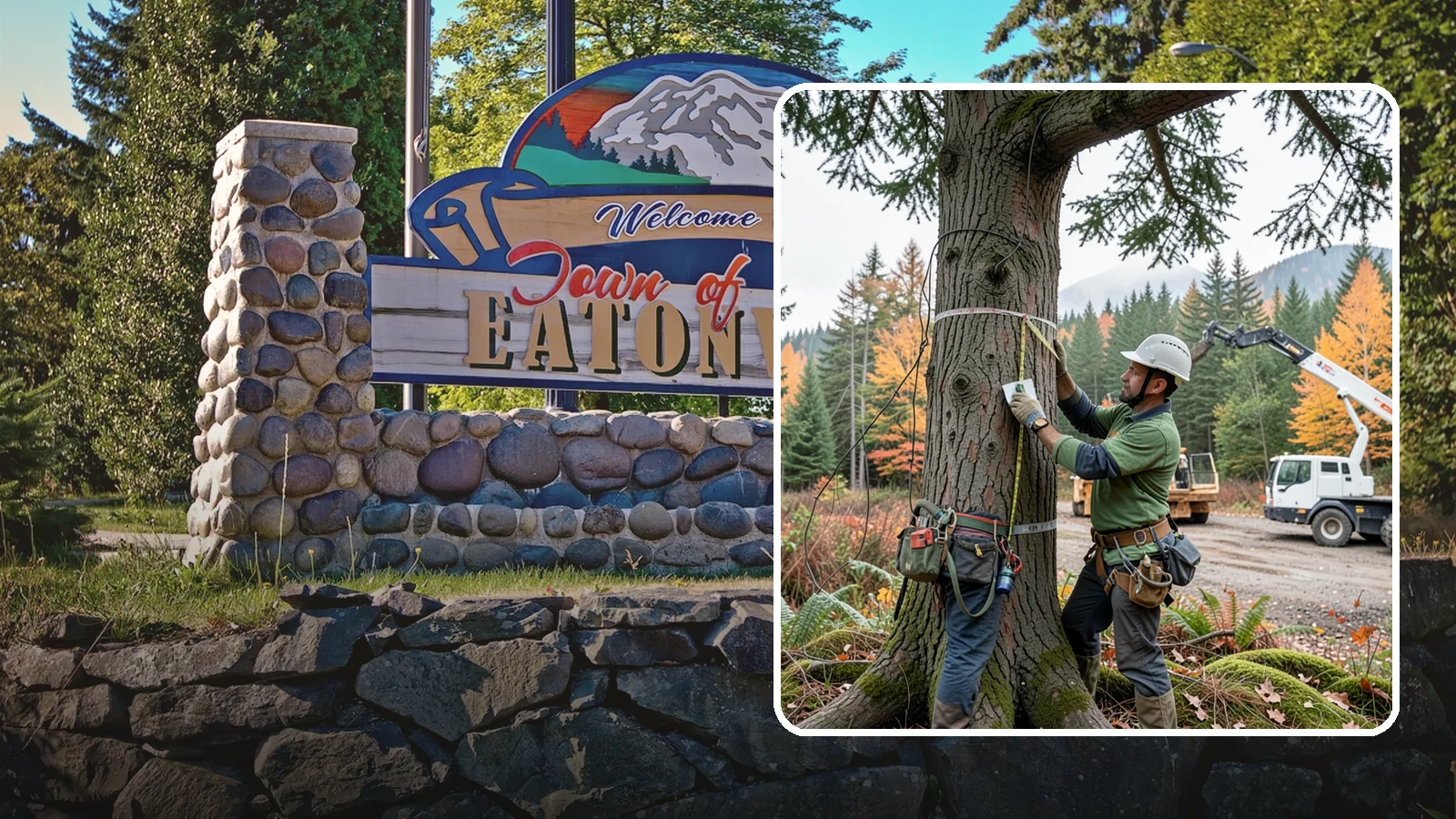 Tree preservation planning in Eatonville, Pierce County, WA - A plan to protect trees before and during land-use changes.