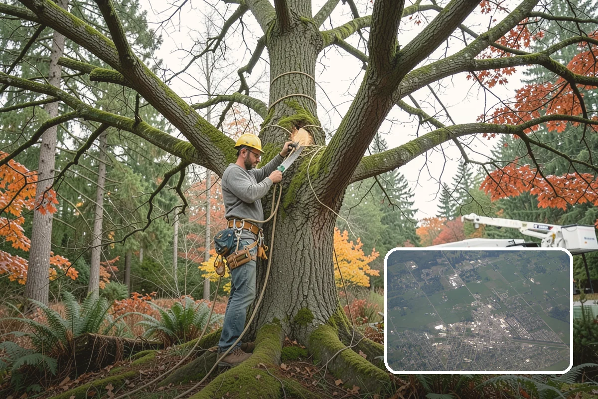 Tree preservation planning in Enumclaw, King County, WA - Supports long-term tree health and stability