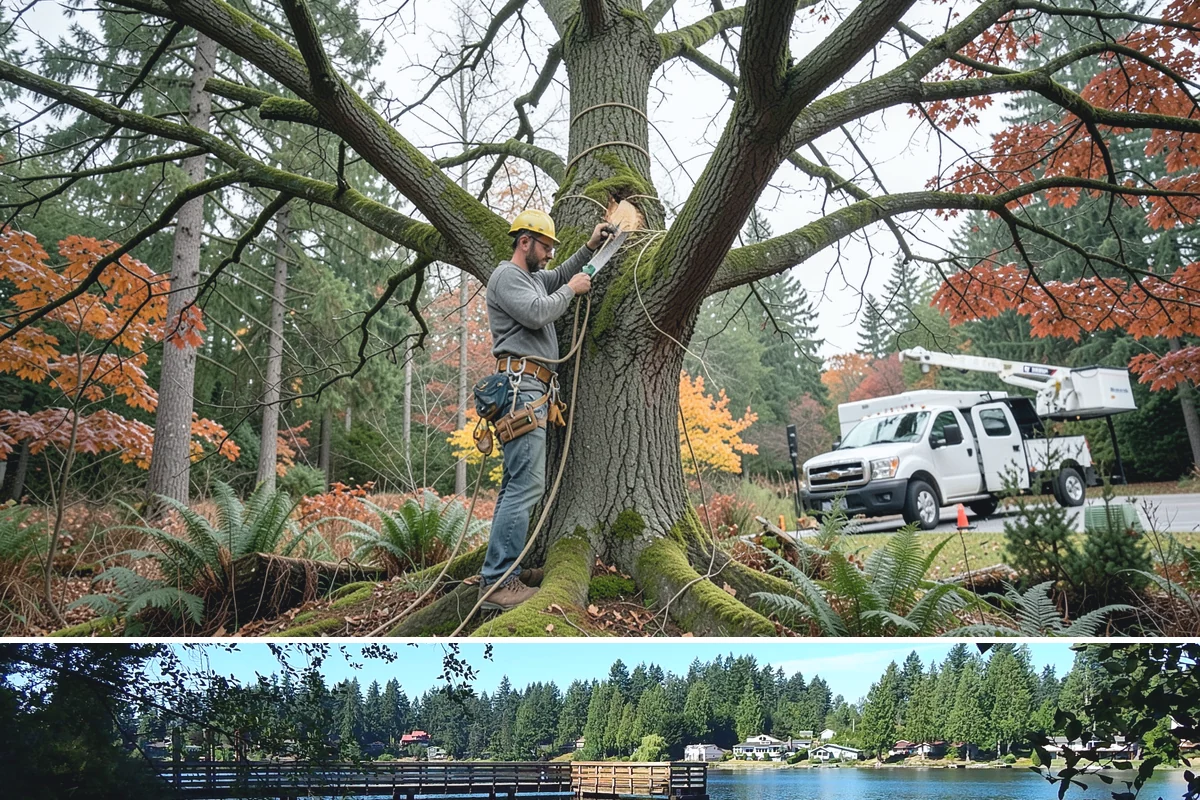 Tree preservation planning in Federal Way, King County, WA - This service can be performed year-round but requires careful timing to avoid working on frozen ground that complicates soil...