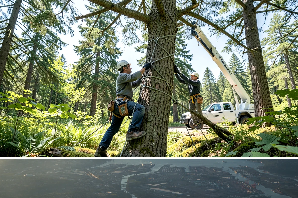 Tree preservation planning in Fife, Pierce County, WA - This service can be performed year-round but requires careful timing to avoid working on frozen ground that complicates soil...