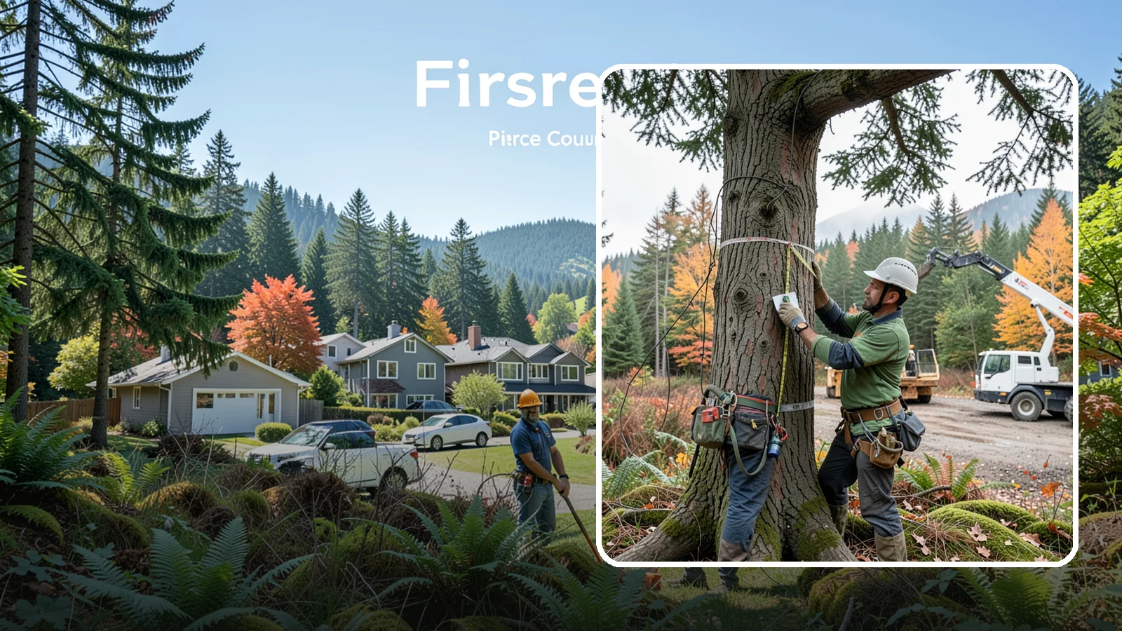 Tree preservation planning in Fircrest, Pierce County, WA - A plan to protect trees before and during land-use changes.