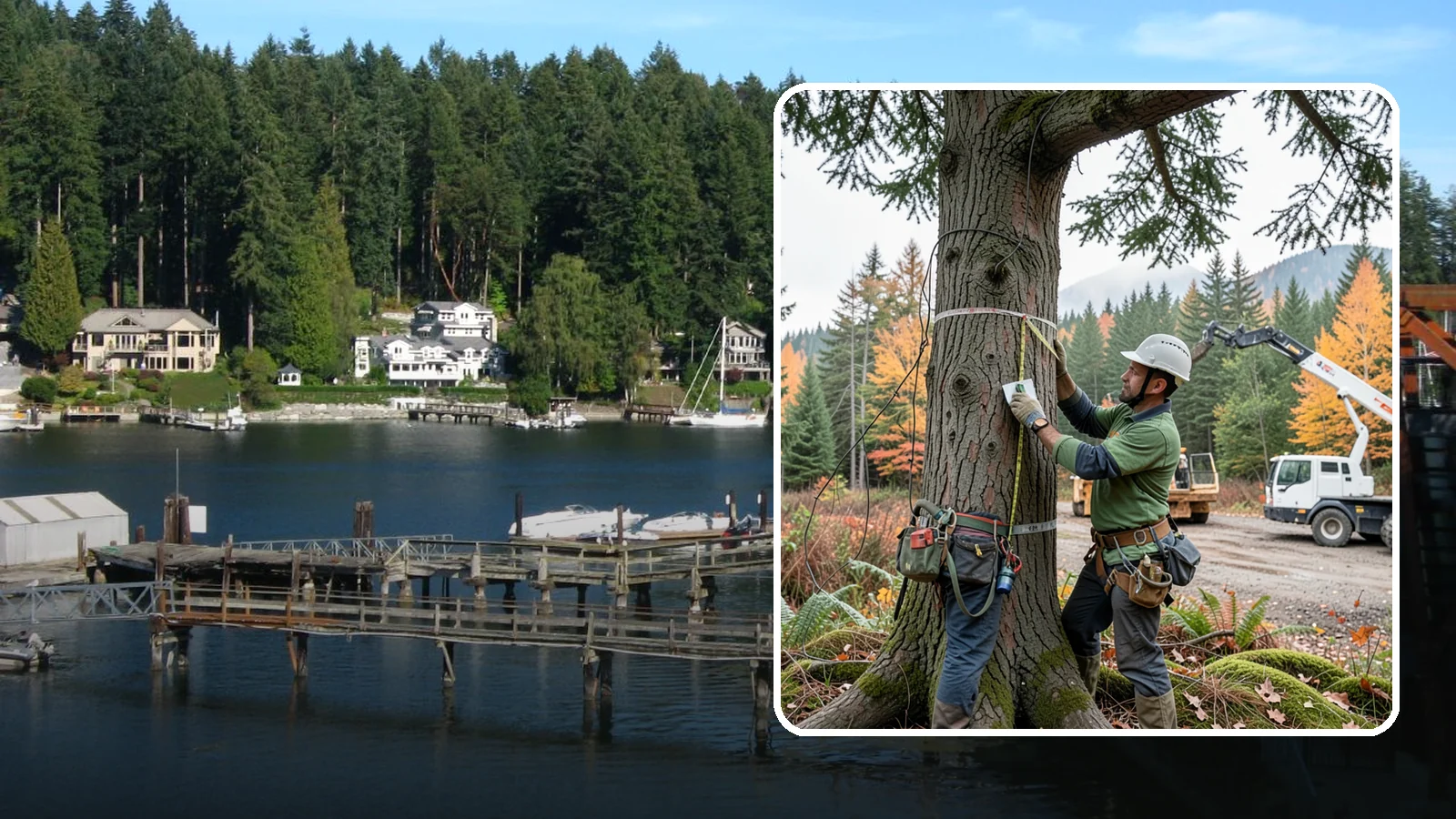 Tree preservation planning in Gig Harbor, Pierce County, WA - A plan to protect trees before and during land-use changes.