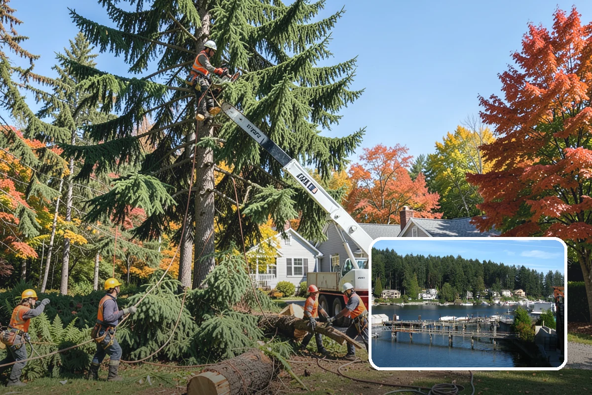 Tree preservation planning in Gig Harbor, Pierce County, WA - Supports long-term tree health and stability