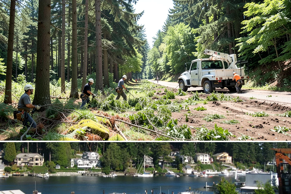 Tree preservation planning in Gig Harbor, Pierce County, WA - This service can be performed year-round but requires careful timing to avoid working on frozen ground that complicates soil...