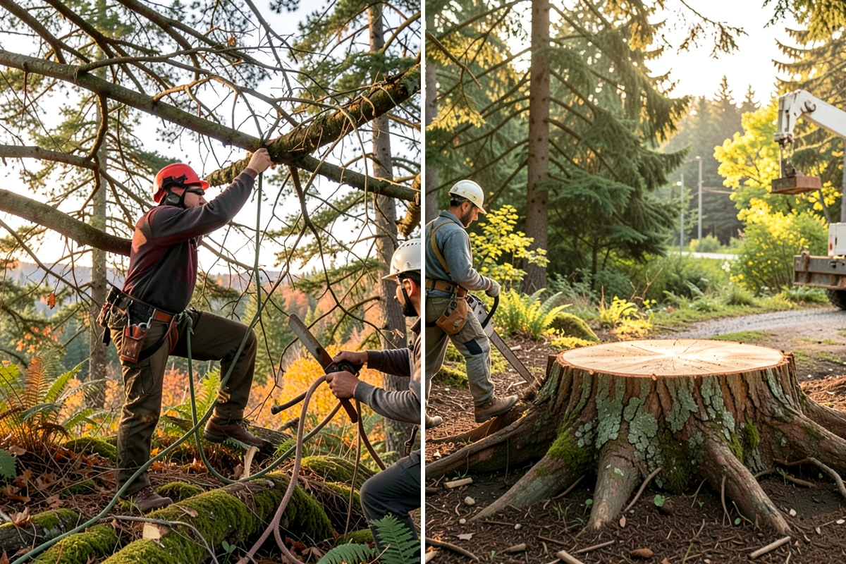 Tree preservation planning in Kenmore, King County, WA - Inspect the tree and its site