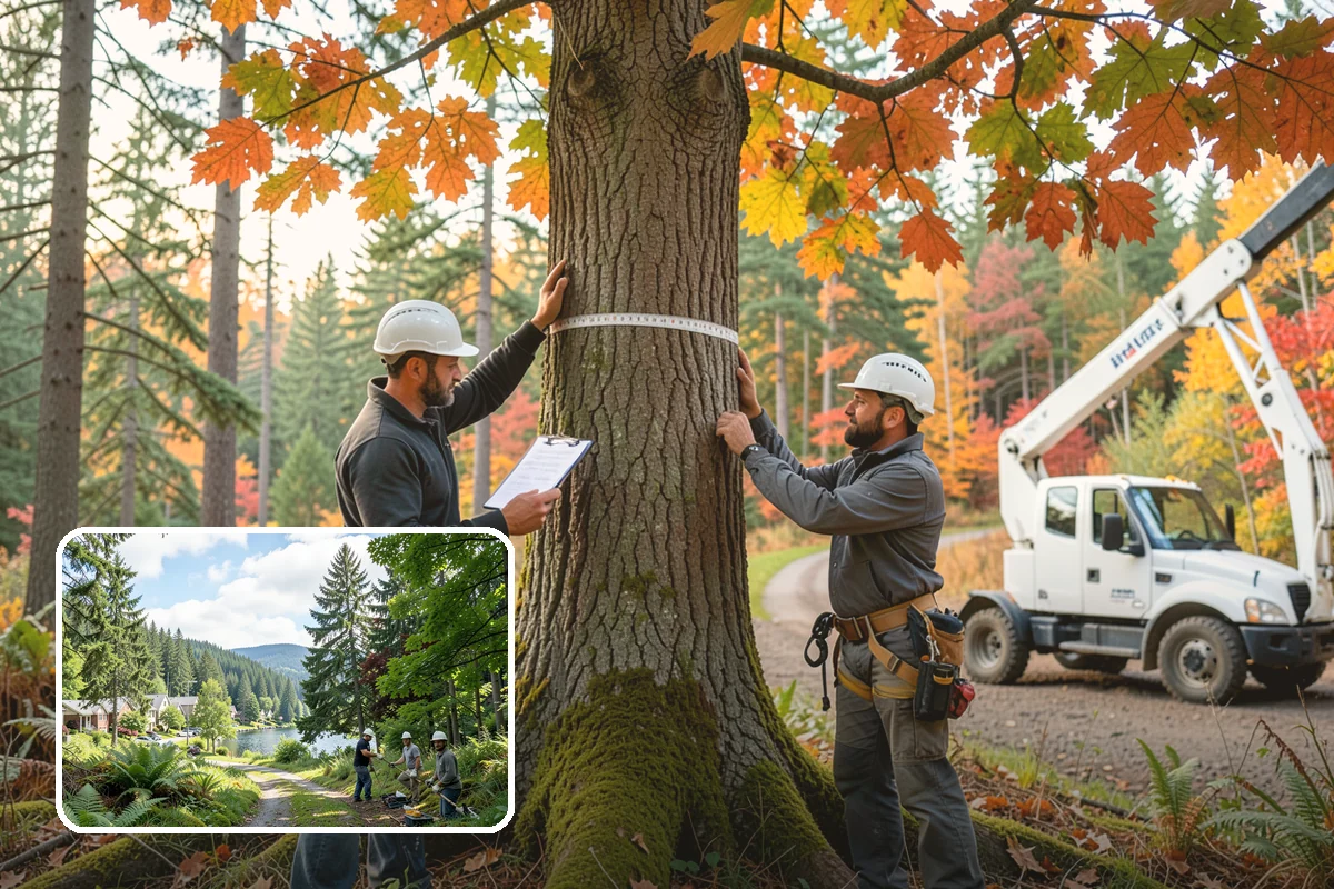 Tree preservation planning in Lake Forest Park, King County, WA - Supports long-term tree health and stability