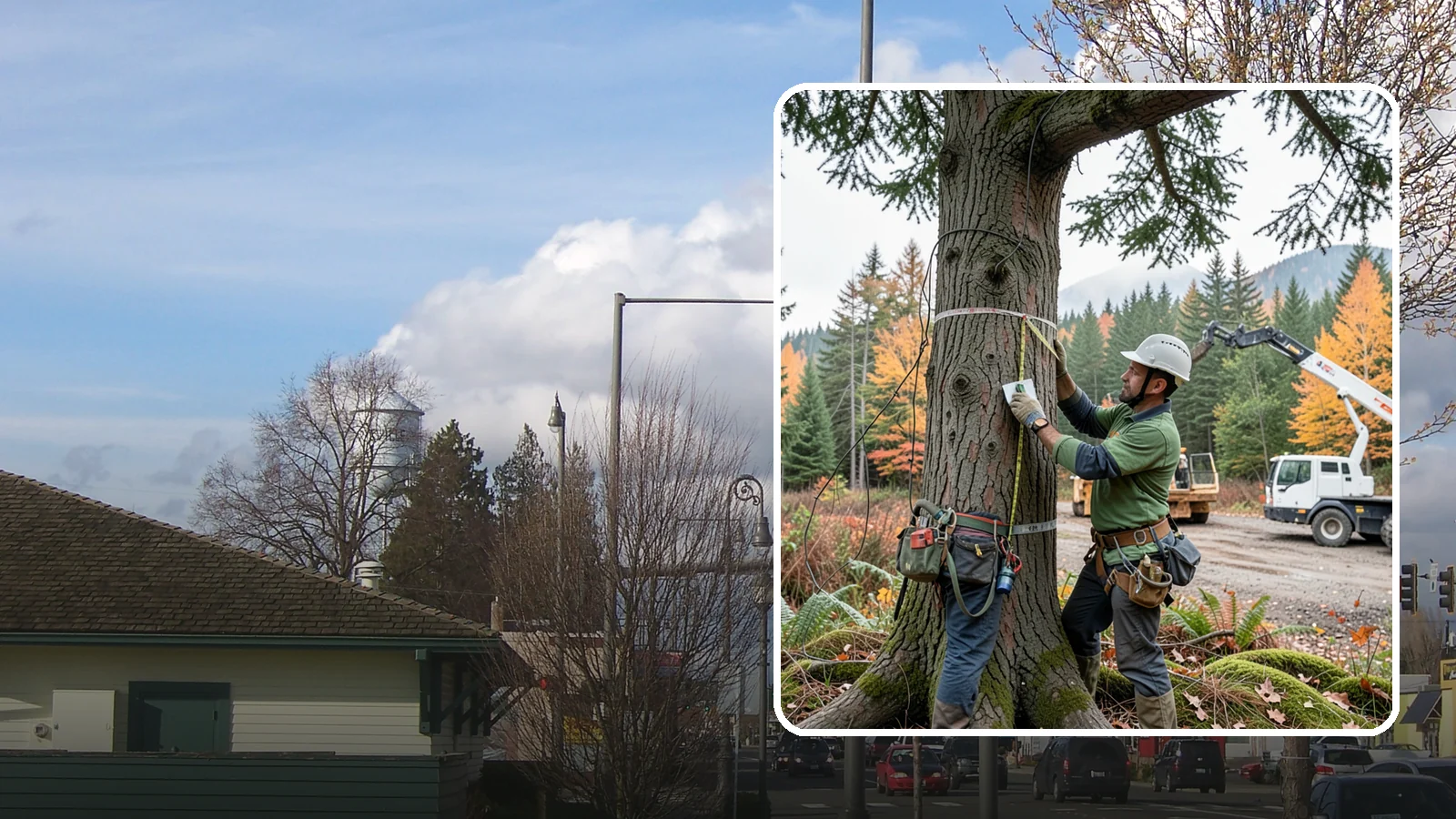 Tree preservation planning in Marysville, Snohomish County, WA - A plan to protect trees before and during land-use changes.