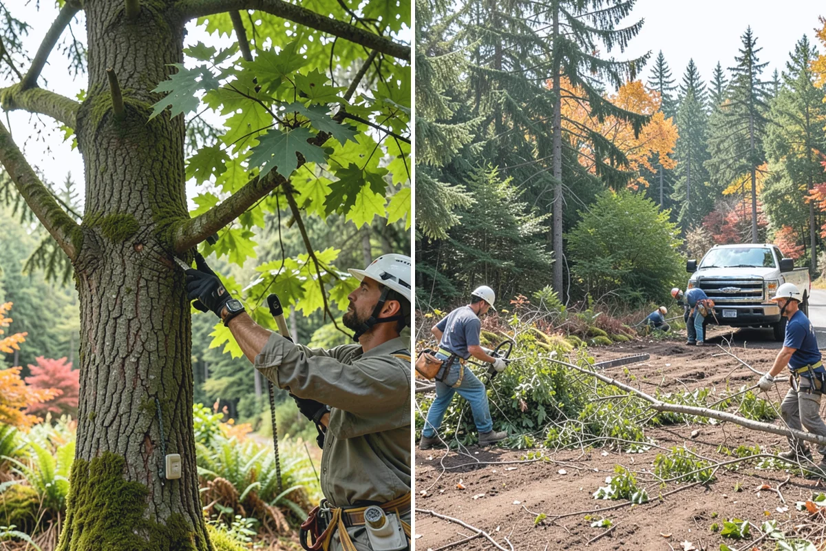 Tree preservation planning in Medina, King County, WA - Inspect the tree and its site