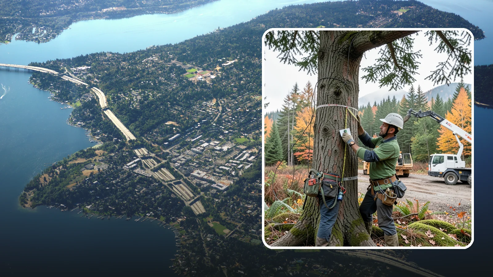Tree preservation planning in Mercer Island, King County, WA - A plan to protect trees before and during land-use changes.