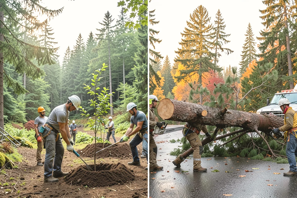 Tree preservation planning in Mercer Island, King County, WA - Inspect the tree and its site