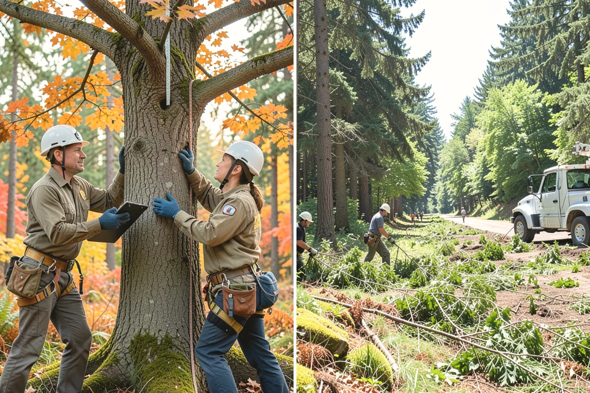 Tree preservation planning in Mill Creek, Snohomish County, WA - Inspect the tree and its site