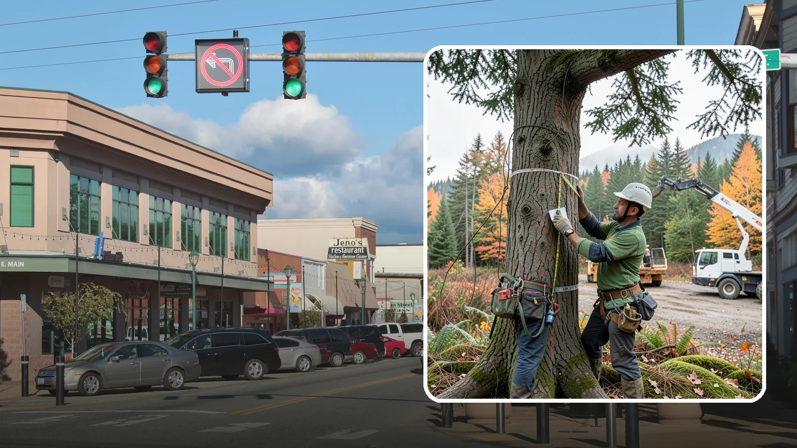 Tree preservation planning in Monroe, Snohomish County, WA - A plan to protect trees before and during land-use changes.