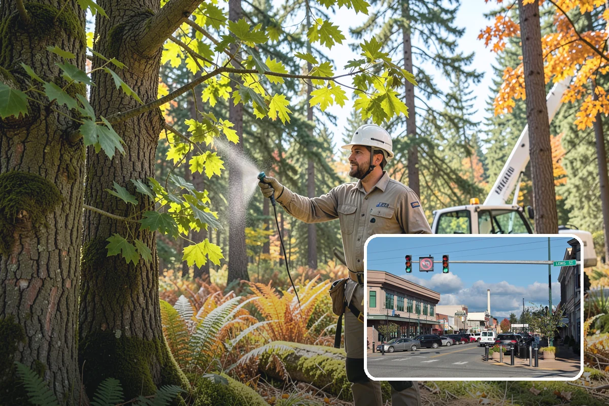Tree preservation planning in Monroe, Snohomish County, WA - Supports long-term tree health and stability