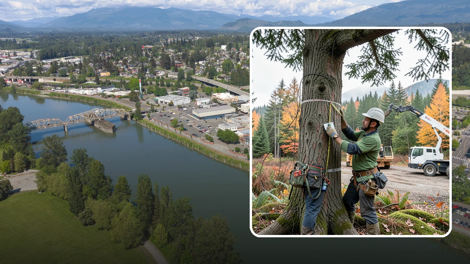 Tree preservation planning in Mount Vernon, Skagit County, WA - A plan to protect trees before and during land-use changes.
