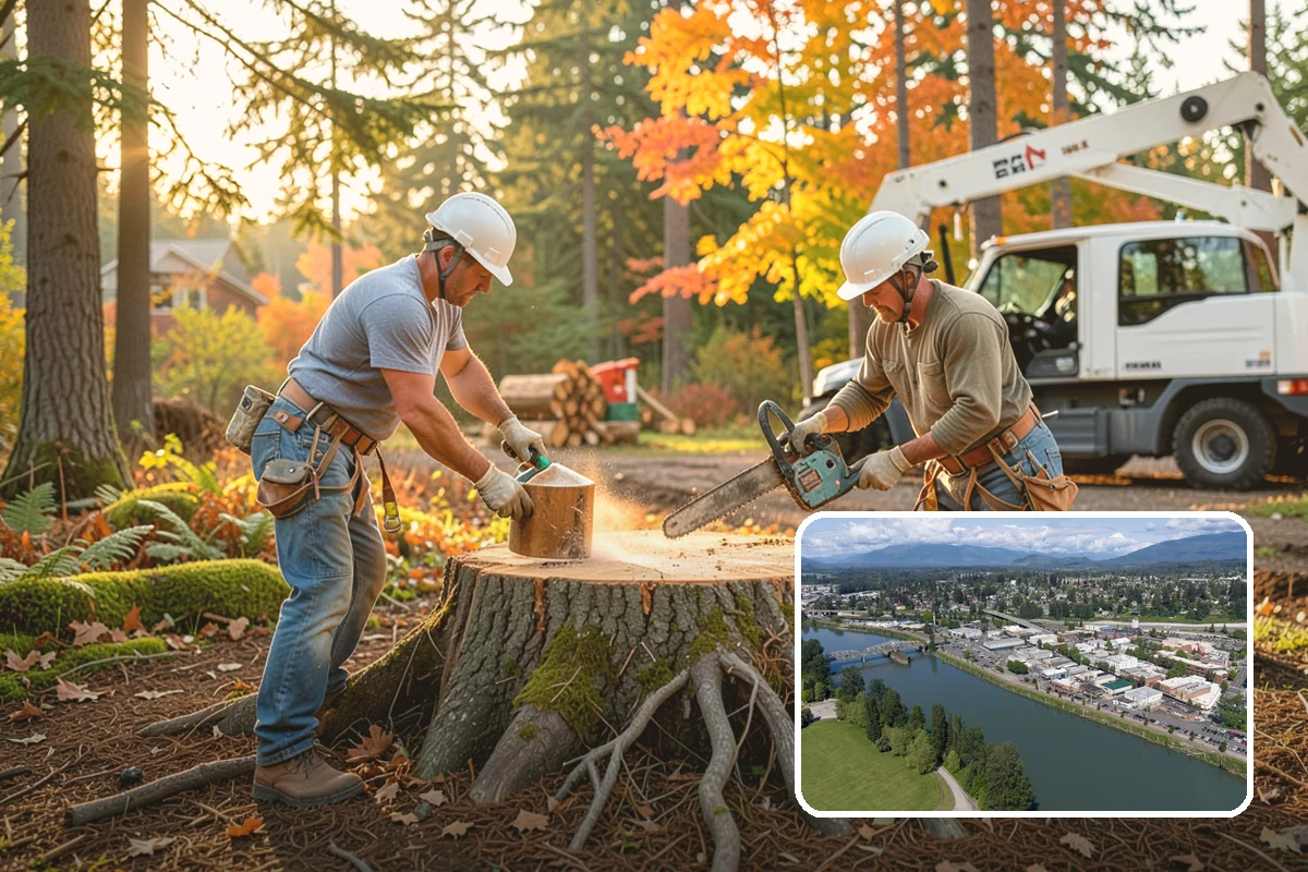 Tree preservation planning in Mount Vernon, Skagit County, WA - Supports long-term tree health and stability