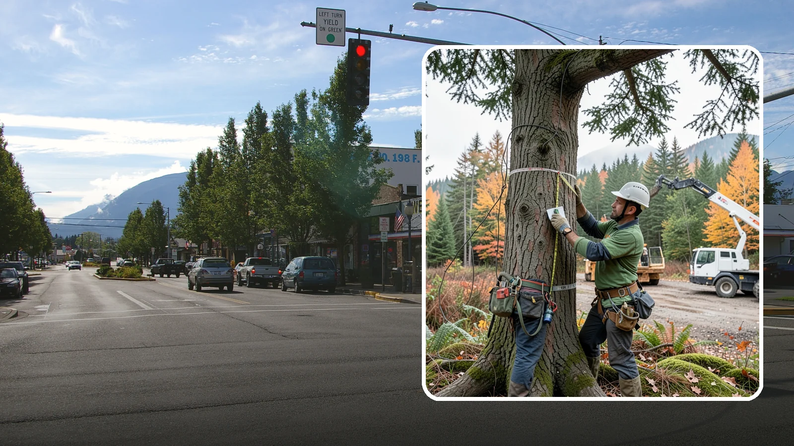 Tree preservation planning in North Bend, King County, WA - A plan to protect trees before and during land-use changes.