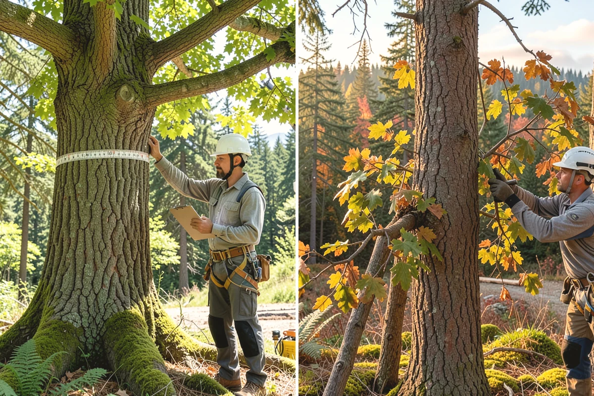 Tree preservation planning in North Bend, King County, WA - Inspect the tree and its site